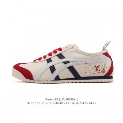 真标 Asics 亚瑟士 男女鞋 配足弓鞋垫 日产经典老牌-鬼塚虎 Onitsuka Tiger Mexico 66经典墨西哥系列复古经典百搭板鞋休闲运动鞋慢跑
