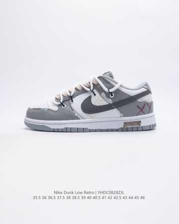 头层皮 耐克 Nike Dunk Low Retro 运动鞋复古解构绑带板鞋 作为 80 年代经典篮球鞋款 起初专为硬木球场打造 后来成为席卷街头的时尚标杆 现 - 点击图像关闭