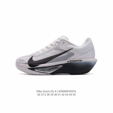 Nike 耐克 2024春新款男女子zoom Fly 6 Prm缓震轻便跑步鞋。这款鞋在继承了 Nike Zoom Fly 5 的基础上，承诺为跑者带来更上一层 - 点击图像关闭