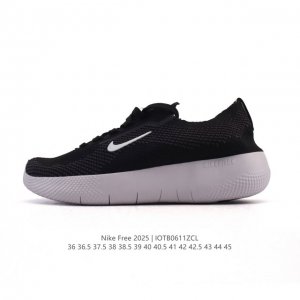 新品 耐克 Nike Free 2025 男女子跑步训练鞋 Hf1078-002 Free 2025 公路运动跑步鞋，采用 Flyknit 飞织材料，助你在运动