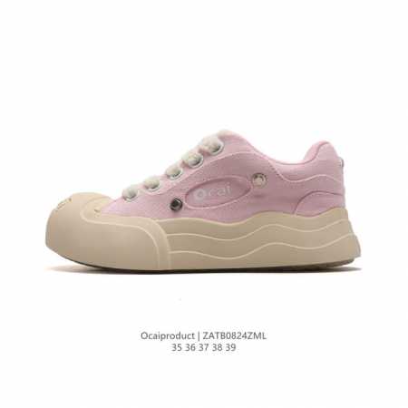 国潮新品 Ocai 复古鞋 Ocaiproduct面包鞋 时尚休闲女士运动板鞋 ，加肥加大的 面包鞋 凭借丑萌却极具个性和辨识度的外观，正在火速升温！这双鞋最近 - 点击图像关闭
