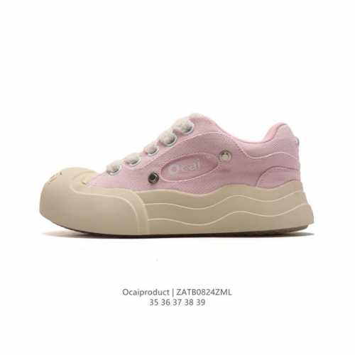 国潮新品 Ocai 复古鞋 Ocaiproduct面包鞋 时尚休闲女士运动板鞋 ，加肥加大的 面包鞋 凭借丑萌却极具个性和辨识度的外观，正在火速升温！这双鞋最近
