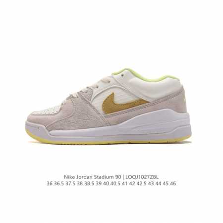 真标 耐克 Nike Air Jordan Stadium AJ90 潮流运动板鞋 aj90 FB2269-104 充满了对TinkerHathield 原创设 - 点击图像关闭