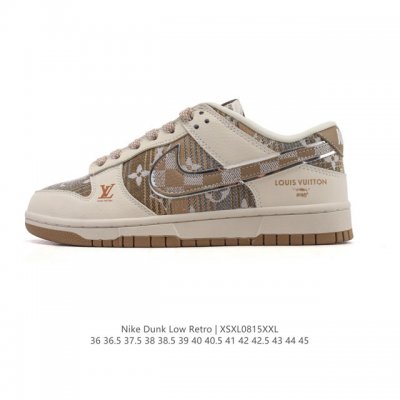 耐克 Nike Dunk Low Retro 运动鞋复古板鞋。作为 80 年代经典篮球鞋款，起初专为硬木球场打造，后来成为席卷街头的时尚标杆，现以经典细节和复古