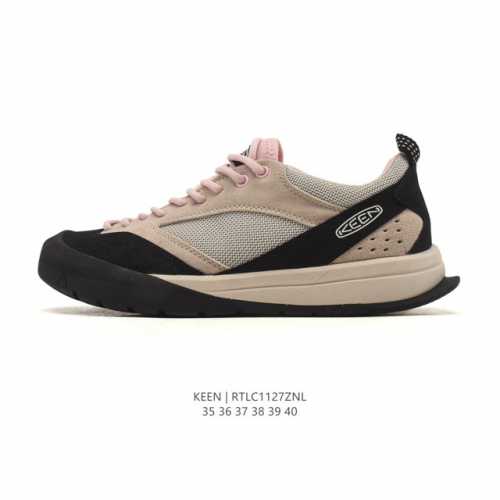 公司级 美国人气户外品牌-科恩Keen Jasper Rocks Sp贾斯珀都市系列复古低帮系带户外风露营徒步登山运动训练鞋 。原楦型开发纸版，采用固色翻毛皮鞋