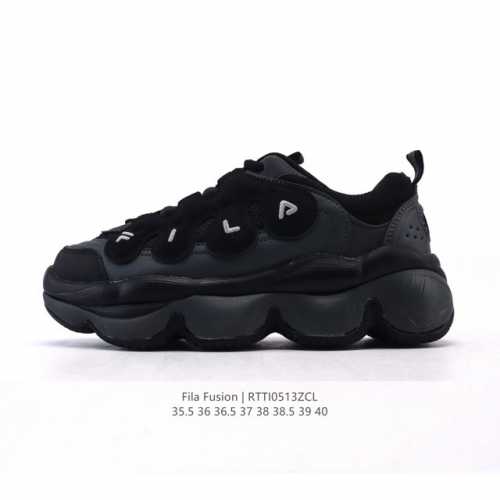 斐乐 女款老爹鞋 Fila Fusion 厚底增高百搭运动鞋 意大利百年经典运动品牌，网红单品 小红书推荐爆款 Fila斐乐新款小白鞋斐乐潮牌文化街头风运动鞋，