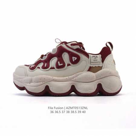 斐乐 女款老爹鞋 Fila Fusion 厚底增高百搭运动鞋 意大利百年经典运动品牌，网红单品 小红书推荐爆款 Fila斐乐新款小白鞋斐乐潮牌文化街头风运动鞋， - 点击图像关闭