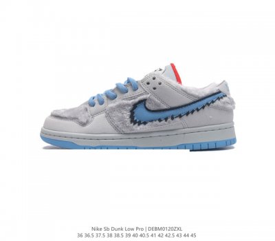 真标 耐克 Ben & Jerry'S X Nike Sb 全新联名 Sb板鞋 五只熊 跳舞小熊 毛茸茸 小熊 熊毛 Nike Sb Dunk Low Pro