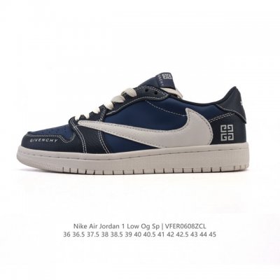 真标 耐克 Nike Air Jordan 1 Low Og Sp Military Blue Aj1乔1倒勾 2025年新款 蛇年新款 低帮篮球鞋 Aj1 乔