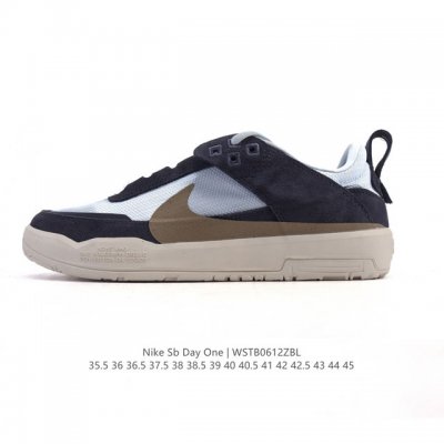 新品 耐克 Nike Sb Day One 舒适简约 防滑耐磨 低帮 板鞋 经典时尚滑板鞋，复古风潮美式复古穿搭~我是懂少年感的这双鞋我穿了很久 低帮设计搭配简