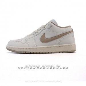 耐克 乔丹Air Jordan 1 Low Aj1 乔1 乔丹1代Aj1 低帮复古文化休闲运动篮球鞋，从1985 年面世的元年款汲取设计灵感，采用简洁大方的经典