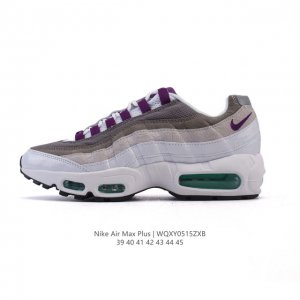 nike 耐克 男子休闲鞋气垫缓震跑步鞋 Air Max plus 运动鞋 造型超讨喜 鞋面以帆布和织物材质包裹 保证了轻薄透气 更适合夏季穿着 鞋侧 鱼骨 形