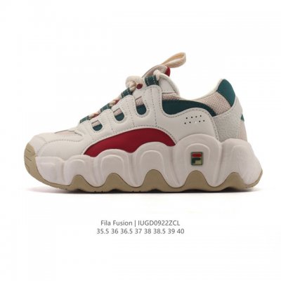 公司级 斐乐 女款老爹鞋 Fila Fusion 厚底增高百搭运动鞋 意大利百年经典运动品牌，网红单品 小红书推荐爆款 Fila斐乐新款小白鞋斐乐潮牌文化街头风