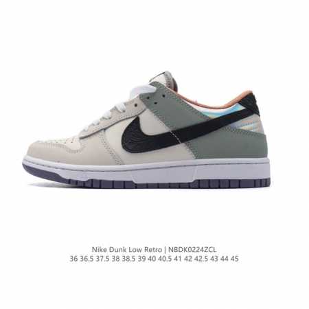 耐克 Nike Dunk Low Retro 运动鞋复古板鞋，作为 80 年代经典篮球鞋款，起初专为硬木球场打造，后来成为席卷街头的时尚标杆，现以经典细节和复古 - 点击图像关闭
