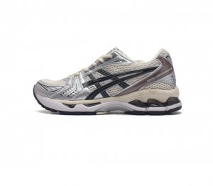 亚瑟士 Asics Gel-Kayano 14 公司级版本运动休闲透气专业缓震慢跑鞋 采用工程弹性双层再生网格密度鞋面材质 后跟3D可视gel缓震乳胶物料 升级