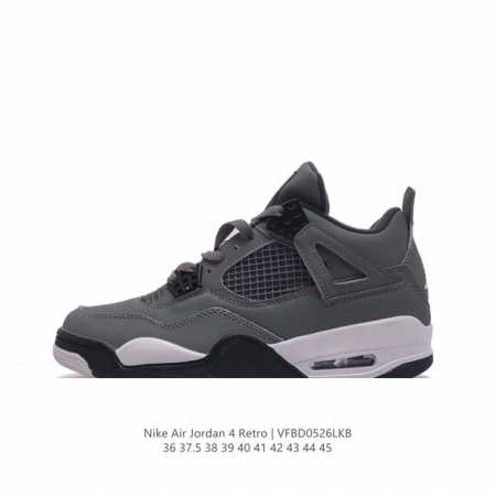 耐克 Nike Air Jordan 4 Retro Og迈克尔 乔丹aj4代乔4 中帮复古休闲运动文化篮球鞋。秉承轻量化的速度型篮球鞋设计思想完成设计，降低重 - 点击图像关闭