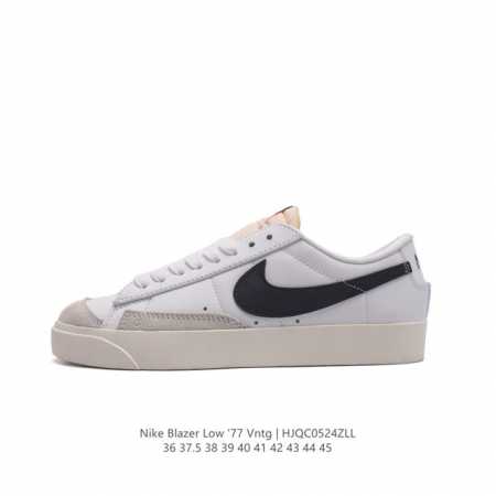 耐克 Nike Blazer Low '77 Vntg 男女子运动板鞋 重现低调风格和经典篮球外观，依托经典简约魅力和舒适性能，备受街头时尚赞誉。华美翻毛皮细节 - 点击图像关闭