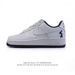 160 耐克 Nike Air Force 1 '07 Low 2025新年新款 空军一号含气垫 小白鞋 低帮百搭厚底增高休闲运动板鞋。柔软、弹性十足的缓震性能