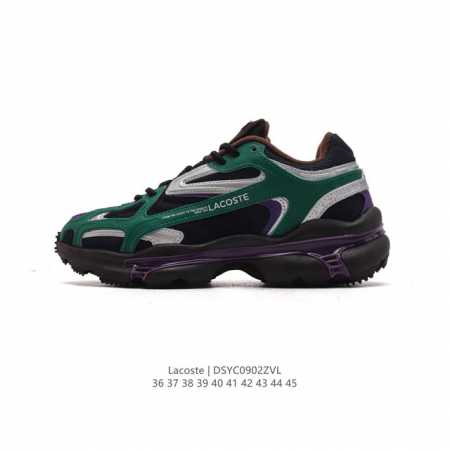 降价原价 元 Lacoste 时尚户外休闲潮流系列运动鞋 厚底增高老爹鞋 广东大厂品质全新工艺升级 品质毋庸置疑 全新原厂包装鞋盒 透气网面鞋面，搭配防臭防腐真 - 点击图像关闭