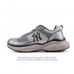 Mlb Fast Ball Classic Monogram 25Ss 纽约洋基队运动鞋 网红休闲跑鞋 独特时尚风格 厚底增高老爹鞋 货号：3Arnfsb4N
