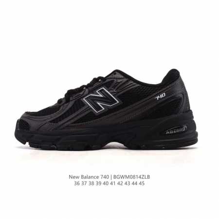 New Balance Mr740 Nb新百伦系列复古老爹风休闲运动慢跑鞋。采用轻质牛剖革拼接透气网眼衬垫织物鞋面材质 T-Beam大底提供足步弓支撑 保持步态 - 点击图像关闭
