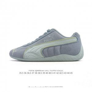 公司级 Puma Speedca Og 彪马极速赛车系列低帮德训风拼接复古百搭休闲运动赛车鞋 鞋款从80、90年代赛车手所穿的防火赛车鞋为原型，鞋身线条模仿了赛