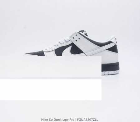 耐克 Nike Sb Dunk Low Pro 男 女滑板鞋 经典复古运动鞋 采用低帮设计，塑就经典 Dunk 风格。鞋垫后跟搭载 Zoom Air 气垫，加衬 - 点击图像关闭