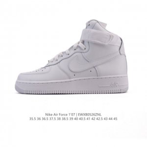 公司级 附赠送Logo清洁刷 耐克 Nike Air Force 1 Lv8 系列 高帮空军一号 魔术贴 Af1 运动板鞋 设计灵感源自摔跤运动 助你发挥天赋