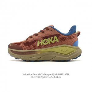 公司级 Hoka One One 挑战者8 Gtx全地形跑鞋 Hoka男女款秋季挑战者8全地形跑步鞋Challenger 8 透气户外 宽运动鞋厚底增高老爹鞋。
