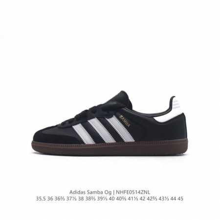 公司级 阿迪达斯 德训鞋 Adidas Originals Samba Og Shoes 经典运动鞋小白鞋 T头鞋 男女板鞋 彰显休闲摩登风情的时尚经典鞋。它诞 - 点击图像关闭