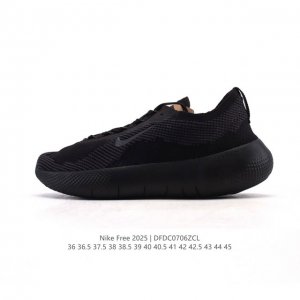 新品 耐克 Nike Free 2025 男女子跑步训练鞋 Hf1078-002 Free 2025 公路运动跑步鞋，采用 Flyknit 飞织材料，助你在运动