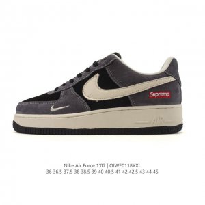 公司级 Af1耐克 Nike Air Force 1 ‘07 Low 空军一号 厚底增高百搭运动板鞋 原楦头原纸板 打造纯正空军版型，专注外贸渠道 全掌内置蜂窝
