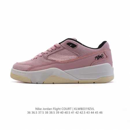 新品公司级 耐克 Nike 乔丹 Jordan Flight Court 时尚休闲 防滑耐磨 低帮运动鞋 复古篮球鞋 男女同款 Jordan 新鞋型 又来了！新 - 点击图像关闭