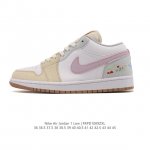耐克 乔丹Air Jordan 1 Low Aj1 乔1 乔丹1代Aj1 低帮复古文化休闲运动篮球鞋。该鞋款从 1985 年元年款汲取设计灵感，焕新演绎简约经典