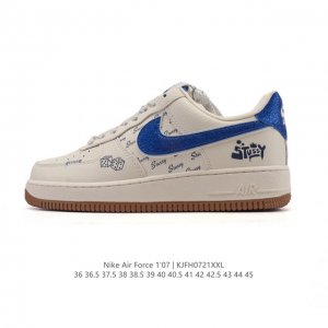 公司级 Af1耐克 Nike Air Force 1 ‘07 Low 空军一号 小白鞋 联名 厚底增高百搭运动板鞋 原楦头原纸板 打造纯正空军版型，专注外贸渠道