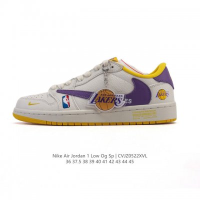 公司级 真标 耐克 Nike Air Jordan 1 Low Og Sp Military Blue Aj1乔1倒勾 2025年新款 蛇年新款 低帮篮球鞋 A