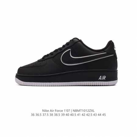 耐克 Nike Air Force 1 '07 Low 空军一号含气垫 低帮百搭厚底增高休闲运动板鞋 小白鞋 。柔软、弹性十足的缓震性能和出色的中底设计，横跨复 - 点击图像关闭