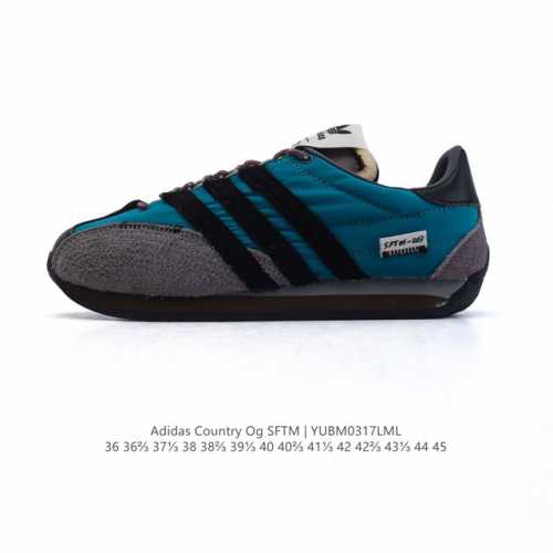 90 阿迪达斯 Song For The Mute X Adidas Originals Country Og 舒适百搭 防滑耐磨 低帮 生活休闲鞋 男女同款联