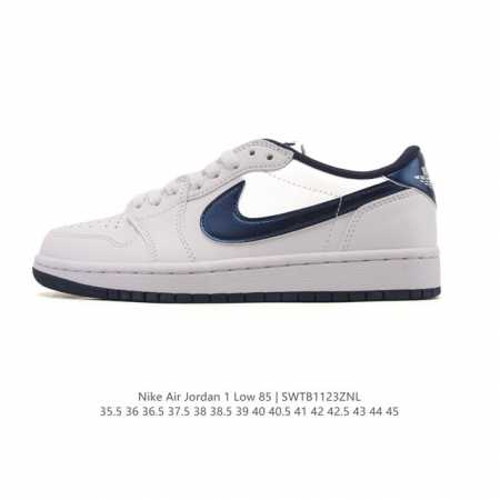 公司级 真标 耐克 乔丹Air Jordan 1 Low Aj1 乔1 乔丹1代Aj1 低帮复古文化休闲运动篮球鞋。该鞋款从 1985 年元年款汲取设计灵感，焕 - 点击图像关闭