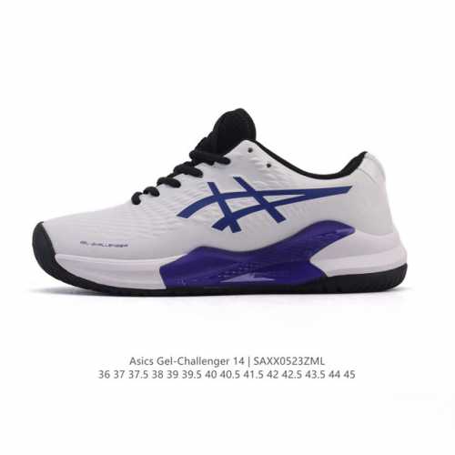 新品公司级 Asics Gel-Challenger 14 舒适 百搭 低帮 小白鞋 网球鞋 男女款 白色 亚瑟士Gel Challenger 14网球鞋#亚瑟