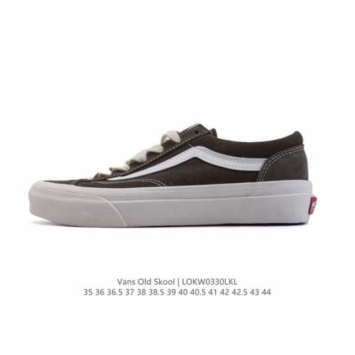 万斯 Vans Og Oid Skool百搭休闲低帮运动滑板鞋 。其实Style 36就是现在风靡潮流的Vans鞋款Old Skool的Og版本。历经岁月洗礼的