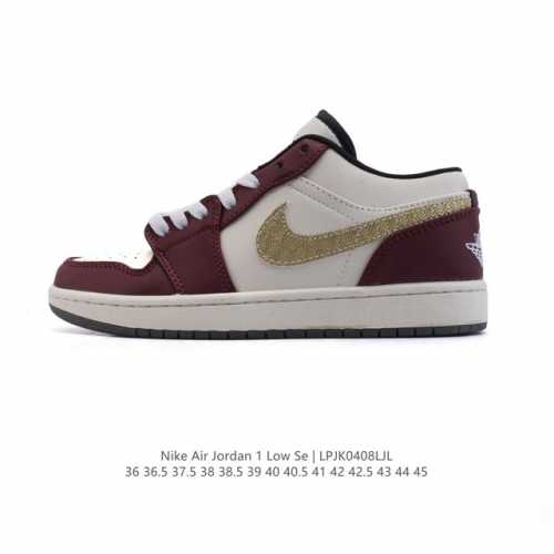 特价 耐克 乔丹Air Jordan 1 Low Aj1 乔1 乔丹1代Aj1 低帮复古文化休闲运动篮球鞋，从1985 年面世的元年款汲取设计灵感，采用简洁大方