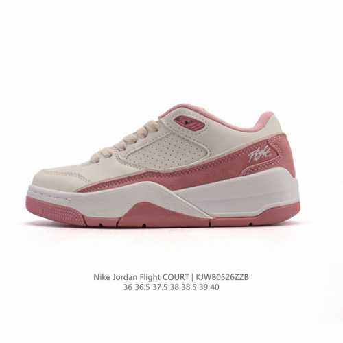 耐克 Nike 乔丹 Jordan Flight Court 时尚休闲 防滑耐磨 低帮运动鞋 复古篮球鞋 女款 Jordan 新鞋型 又来了 新配色曝光 滑板与