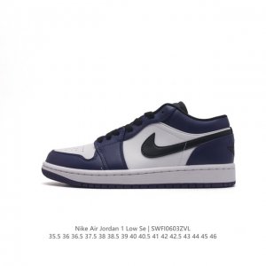 耐克 乔丹air Jordan 1 Low Aj1 乔1 乔丹1代aj1 低帮复古文化休闲运动篮球鞋，从1985 年面世的元年款汲取设计灵感，采用简洁大方的经典