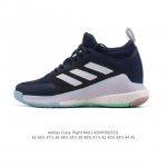 新品公司级 Adidas 阿迪达斯正品Crazyflight Mid 男女士高帮训练鞋 舒适 减震防滑耐磨 低帮 训练鞋 经典耐磨轻质防滑舒适运动鞋中国女排同款