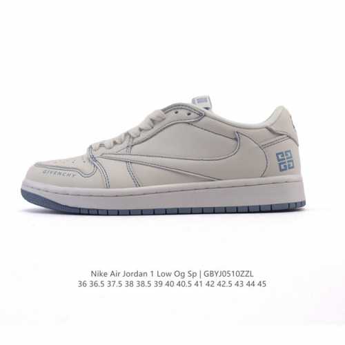 真标 耐克 Nike Air Jordan 1 Low Og Sp Military Blue Aj1乔1倒勾 2025年新款 蛇年新款 低帮篮球鞋 Aj1 乔