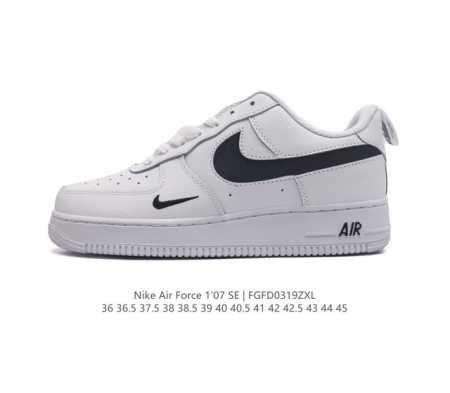 耐克 Nike Air Force 1 07 空军一号 Af 1 低帮 厚底增高百搭 休闲运动板鞋 柔软 弹性十足的缓震性能和出色的中底设计 横跨复古与现代的外 - 点击图像关闭