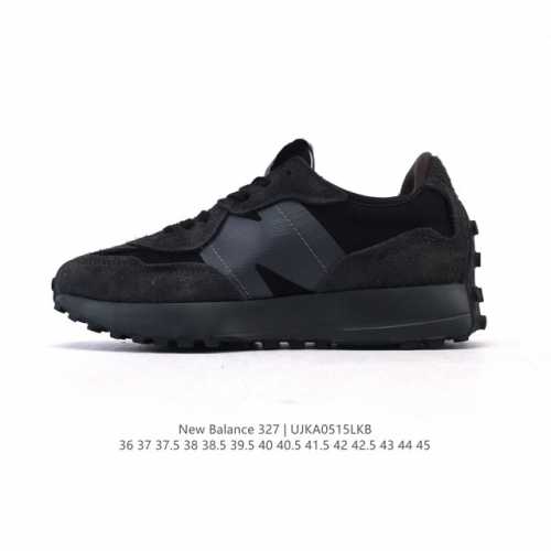 真标 Nb 新百伦 New Balance 327系列复古休闲运动慢跑鞋时尚男女运动鞋 以更纯粹的复古风格设计打造的全新造型 侧身还以解构设计 将 N 字标志以