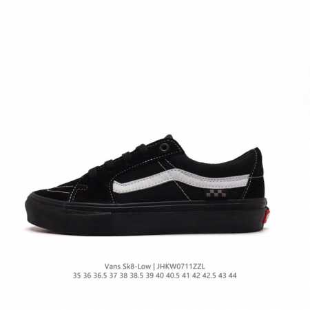 万斯 Vans Sk8-Low 经典款 小红书爆款低帮休闲帆布硫化板鞋 工艺：硫化1:1 重量1:1、真标、原钢印、材质标、鞋型标、合格证 尺码：35 36 3 - 点击图像关闭