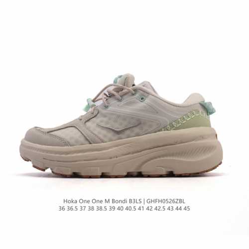 新品公司级 Hoka One One Bondi B3Ls联名运动鞋Hoka One One Bondi B3Ls 舒适防滑耐磨 低帮跑步鞋 男女同款运动鞋 出
